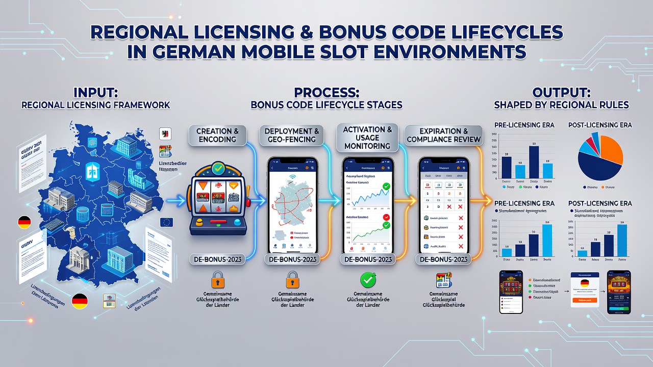Mobile Slot-Umgebungen und Bonuscode-Management unter regionalen Lizenzen
