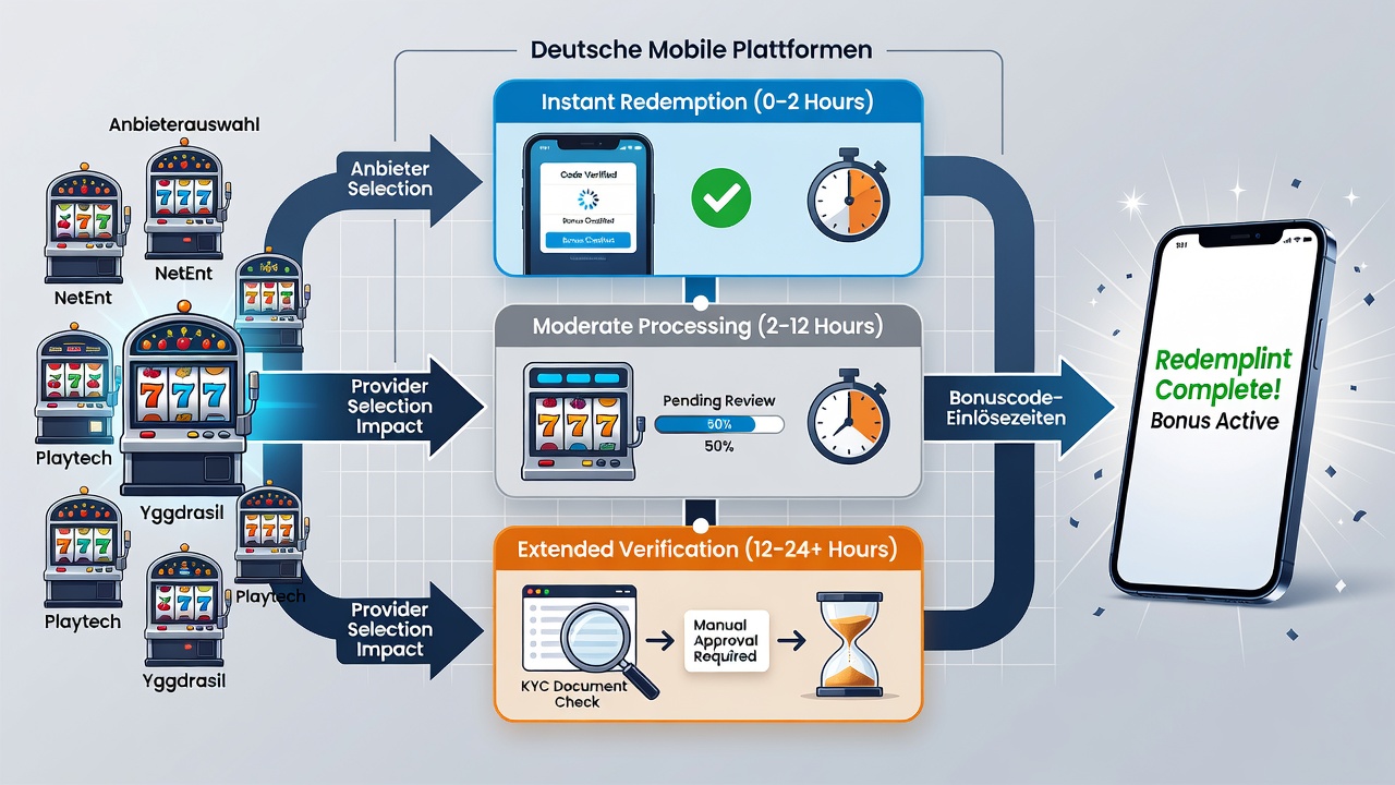 Illustration mobiler Schnittstellen und Provider-Integrationen bei Bonuscode-Einlösungen